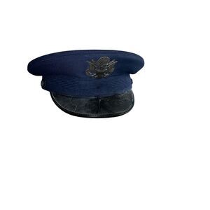 Vintage USAF‎ US Air Force Officer Dress Cap  Visor Bernard Co
